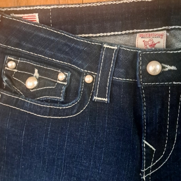 True Religion Bootcut Jeans dark wash - Picture 5 of 14
